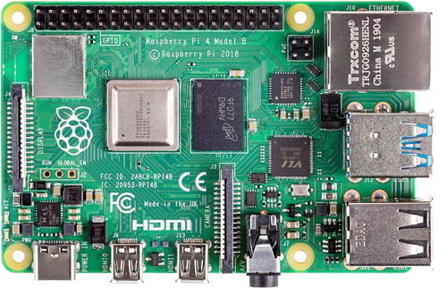 „Raspberry Pi 4“ modelis B, 4 GB RAM, USB C, „Dual Micro HDMI“, „Gigabit Ethernet“ RPI-4MODB4G