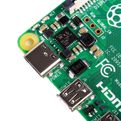 „Raspberry Pi 4“ modelis B, 4 GB RAM, USB C, „Dual Micro HDMI“, „Gigabit Ethernet“ RPI-4MODB4G