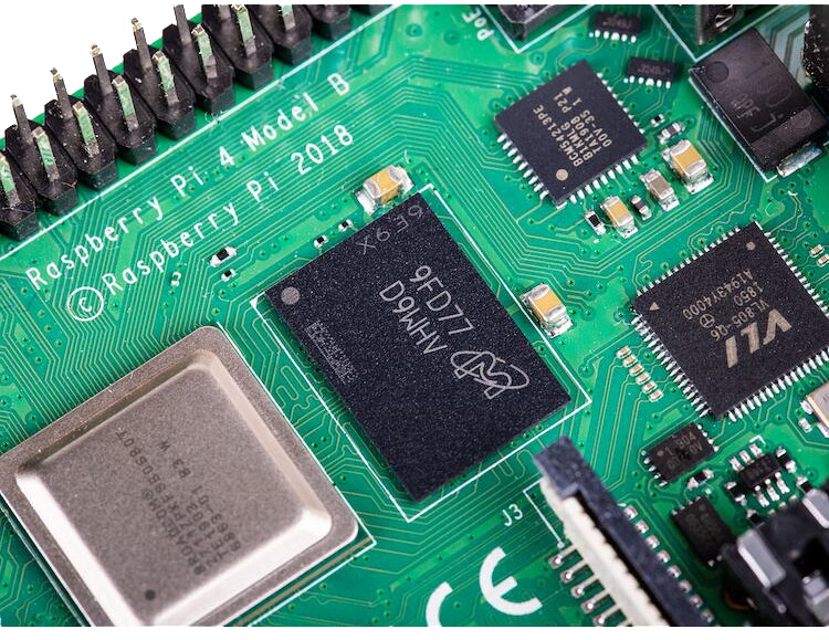 „Raspberry Pi 4“ modelis B, 4 GB RAM, USB C, „Dual Micro HDMI“, „Gigabit Ethernet“ RPI-4MODB4G