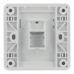 Rėmelis Keystone jungčiai, 1 jungtis DELTACO balta / VR-226