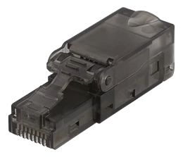 RJ45 kištukas Cat6A, neekranuotas, be įrankių DELTACO pilka / MD-105