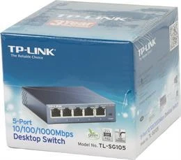 Šakotuvas Komutatorius TP-LINK, 5-port, metalinis korpusas, juodas / TL-SG105
