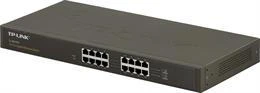 Šakotuvas TP-LINK 16 prievadų gigabito komutatorius, montuojamas į 19 colių stelažą