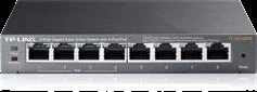 TP-Link 8 prievadų "Gigabit Easy Smart" komutatorius su 4 prievadų PoE (TL-SG108PE)