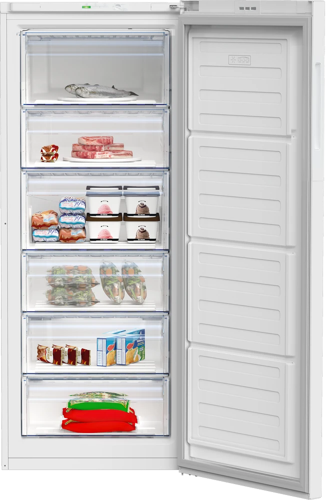 BEKO pastatomas šaldiklis RFSA240M41WN, 215 l, 59,5 cm, Baltas