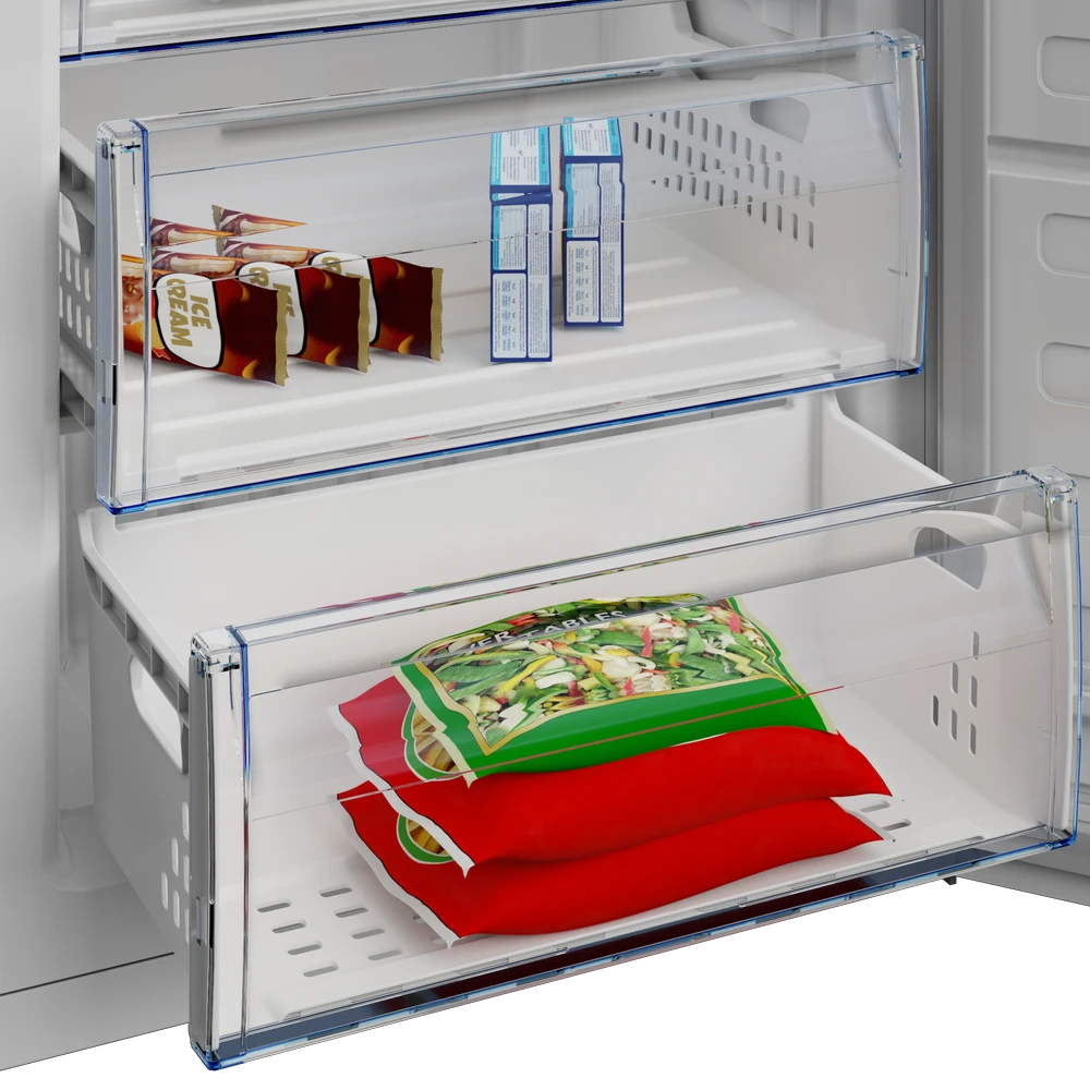 BEKO pastatomas šaldiklis RFSA240M41WN, 215 l, 59,5 cm, Baltas