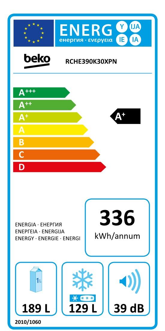 Šaldytuvas BEKO RCHE390K30XPN