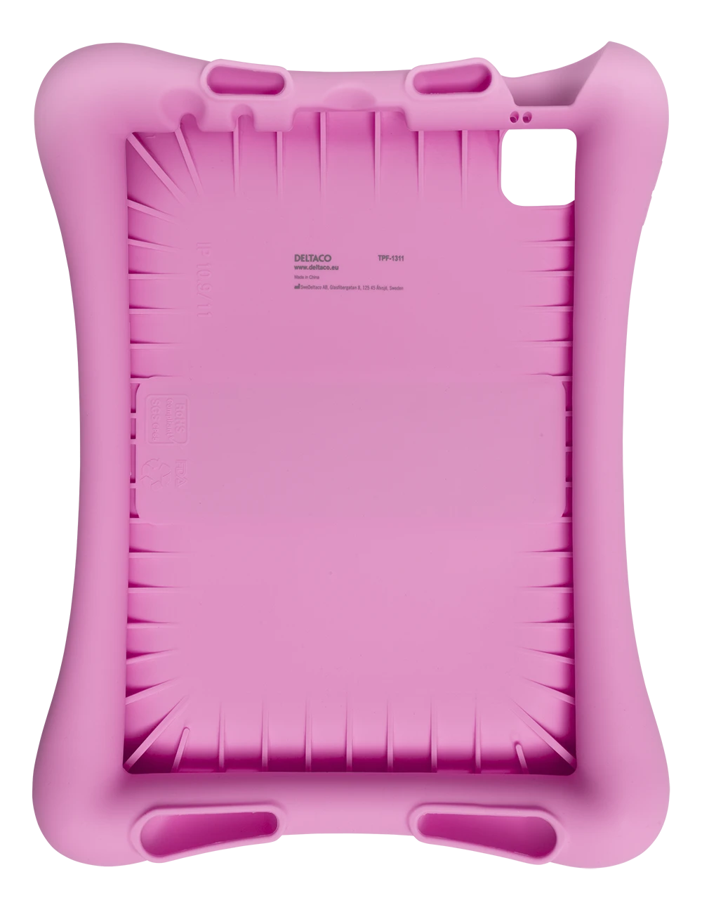Silikoninis dėklas DELTACO iPad Air 10.9"/Pro 11" 2020/2021, rožinis / TPF-1311