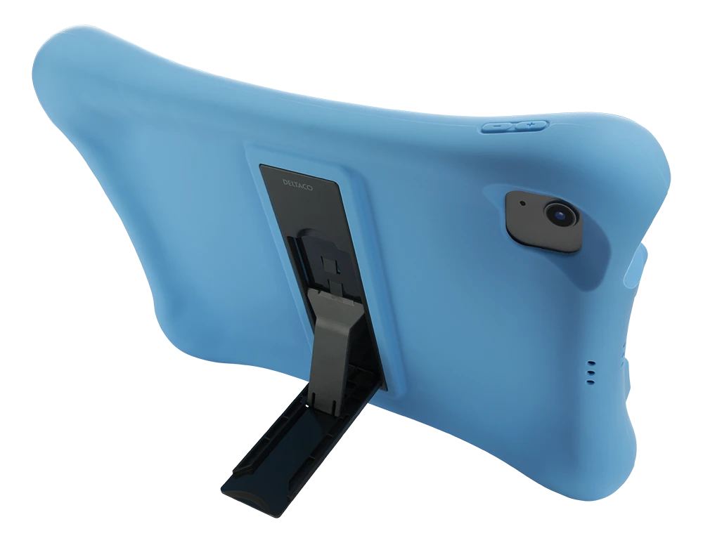 Silikoninis dėklas DELTACO iPad Air 10.9"/Pro 11" 2020/2021, pastatomas, mėlynas / TPF-1310