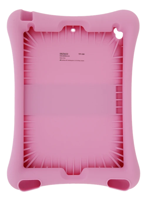Silikoninis dėklas „DELTACO“, skirtas 10,2 "-10,5" "iPad", rausvos spalvos TPF-1309