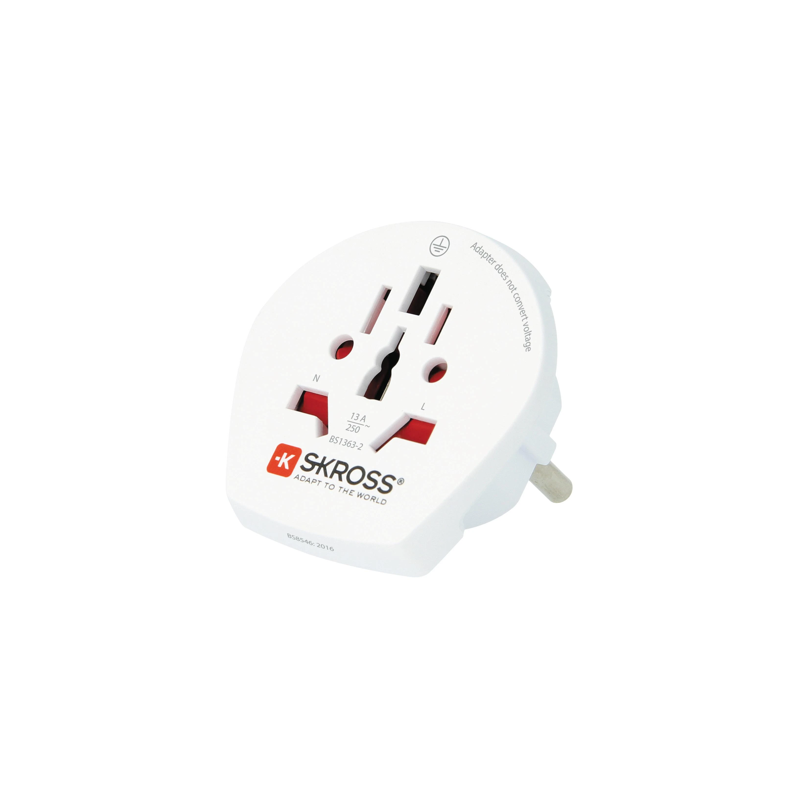 Segula „SKROSS Single Adapteris Europe“, kelioninis adapteris iš viso pasaulio į CEE 7/4-out