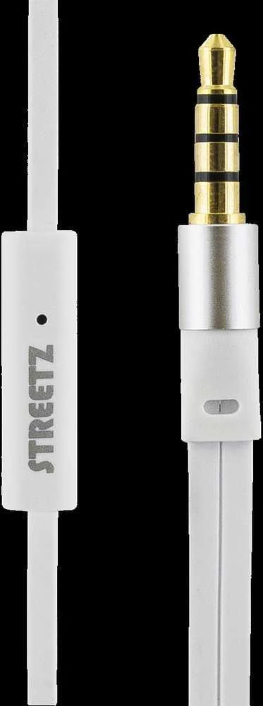 STREETZ laidinės ausinės: 3,5 mm jungtis ir mikrofonas