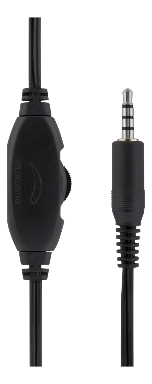 Deltaco ausinių kabelio pultelis ir 3.5mm jungtis