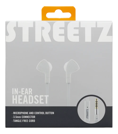 STREETZ HL-W103 ausinių mažmeninė pakuotė