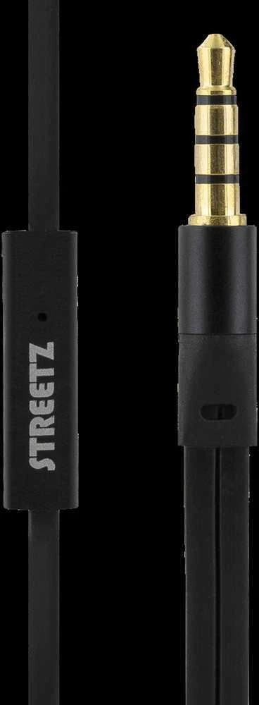 STREETZ laidinių ausinių mikrofonas ir 3.5mm jungtis