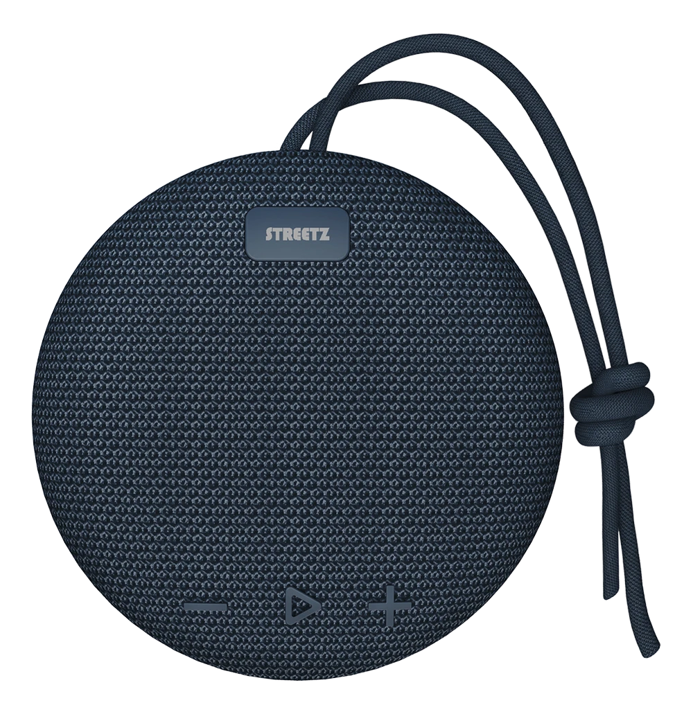 Streetz Nešiojama kolonėlė Bluetooth atspari vandeniui, 1x 5 W, AUX, IPX7, mic, mėlyna / CM769