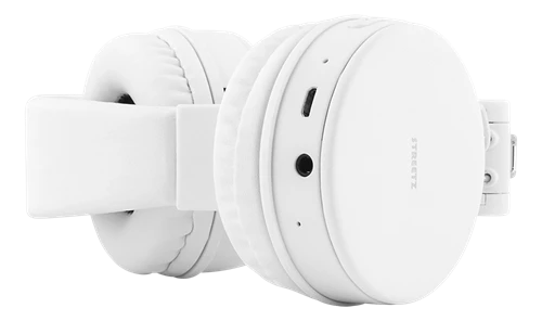 STREETZ sulankstomos ausinės BT ausinės, 3,5 mm, baltos HL-BT403