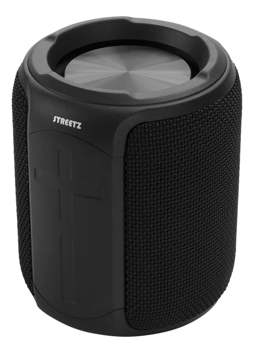 STREETZ vandeniui atspari „Bluetooth“ kolonėlė,TWS, 10 W, IPX7, 3,5 mm,, AUX, su mikrofonu, juoda CM765