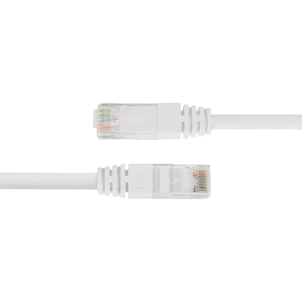 Tinklo kabelis DELTACO U/UTP Cat6, 0.5m, baltas / TP-60V-K / R00210001