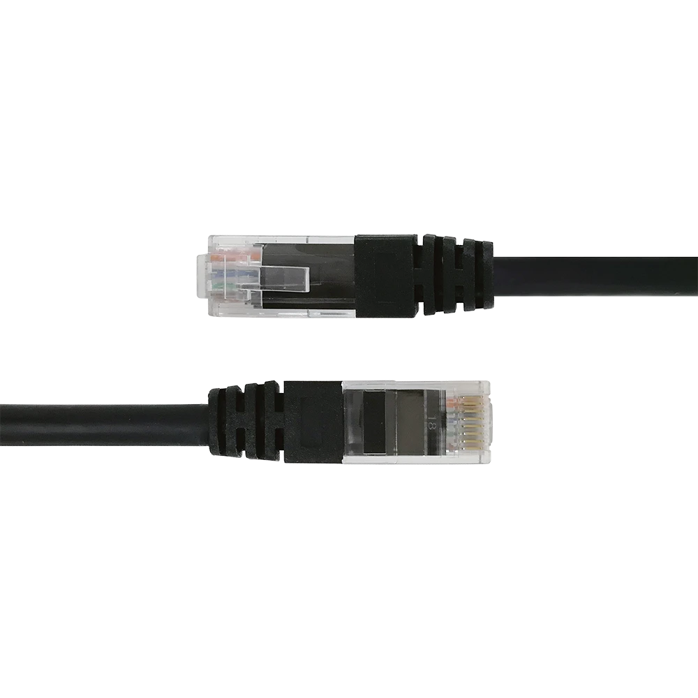 Tinklo kabelis DELTACO U/UTP Cat6, 3m, juodas / TP-63S-K / 00210010