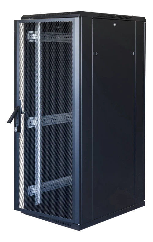 TOTEN System G, 19 colių spintelė, 32U, 600x1000, stiklo priekinės durys, perforatas/ 19-G6032GP