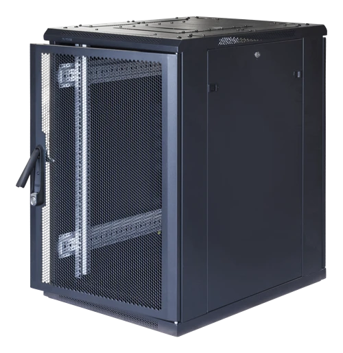 TOTEN System G, 19 "spintelė, 18U, 600x1000, stiklės priekinės durys, perforatas