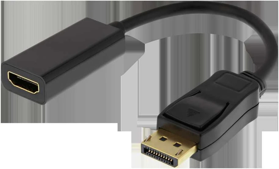 Deltaco HDMI į DisplayPort adapteris 0.2m