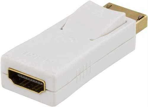 Deltaco DisplayPort į HDMI adapteris, baltas