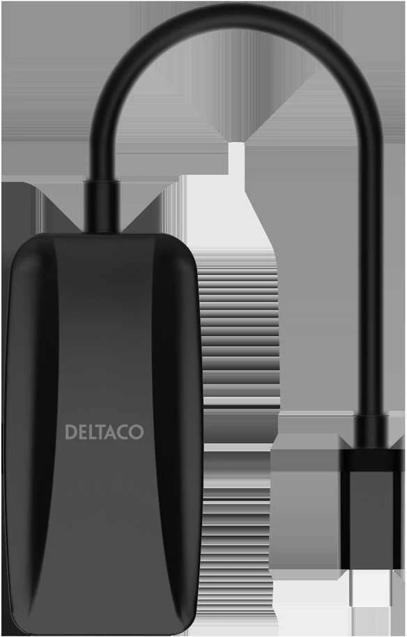 Adapteriai DELTACO USB-C - DP, USB-C ha, DP ho, 7680x4320 30Hz, 1.8m, juodas / USBC-DP8K
