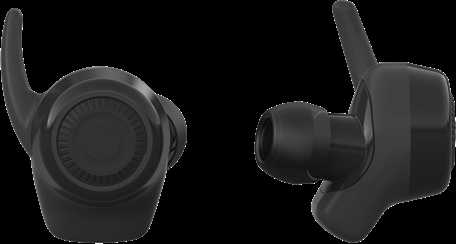 Belaidės ausinės Stretz TWS-112, 500 mAh, juodos