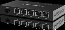 Maršrutizatorius „Ubiquiti EdgeRouter X“, 5 prievadai, SFP, gigabito, pasyvus PoE, Juodas ER-X-SFP / UBI-ER-X-SFP