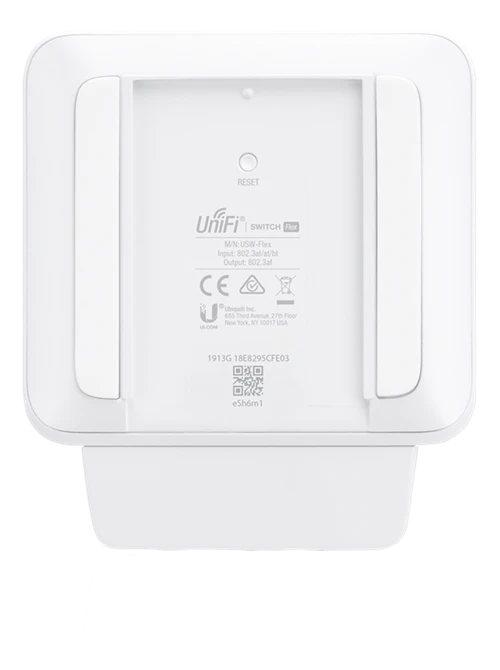 Maršrutizatorius „Ubiquiti USW-Flex“ vidinis/lauko 5 prievadų „Poe“ gigabito komutatorius su 802.3bt įvesties maitinimo palaikymu | „Ubiquiti“