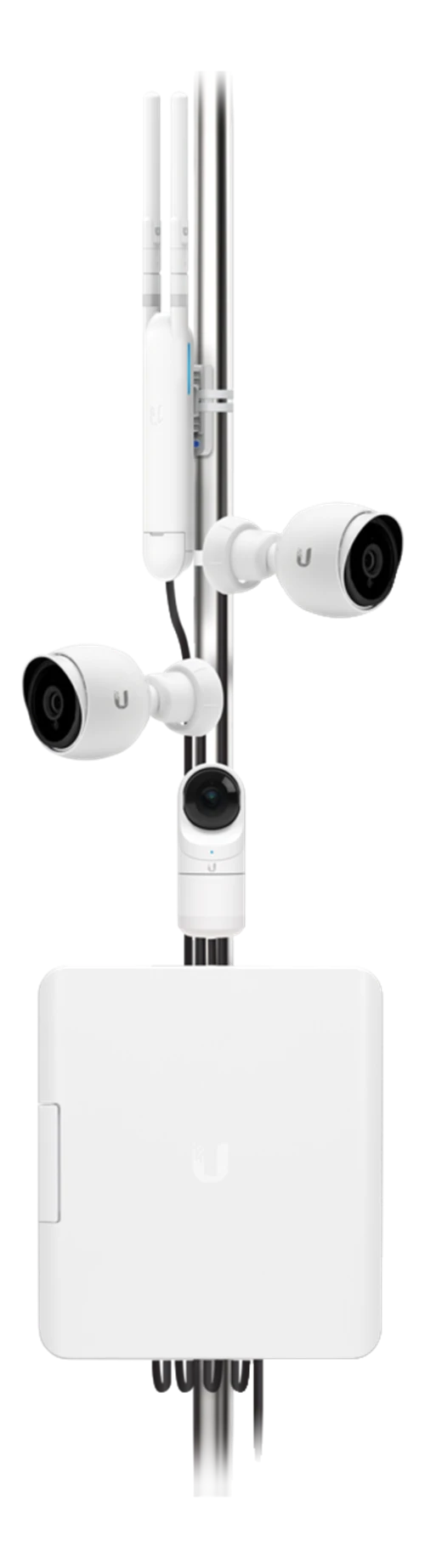 Maršrutizatorius „Ubiquiti USW-Flex“ vidinis/lauko 5 prievadų „Poe“ gigabito komutatorius su 802.3bt įvesties maitinimo palaikymu | „Ubiquiti“