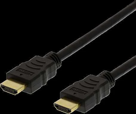 HDMI laidas su aukso spalvos jungtimis