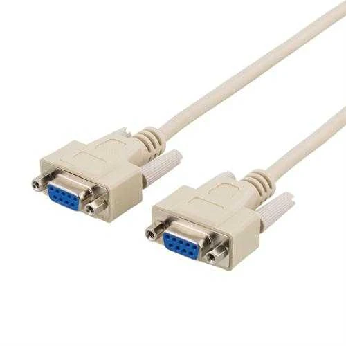 Inline DELTACO null modemai kabelis DB9ho-ho 3m o 3m DEL-25A
