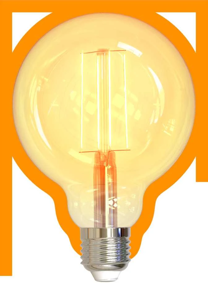 DELTACO SMART HOME LED lempa, E27, WiFI 2.4GHz, 5.5W, 470lm, diminama, 1800K-6500K, 220-240V, SH-LFE27G95