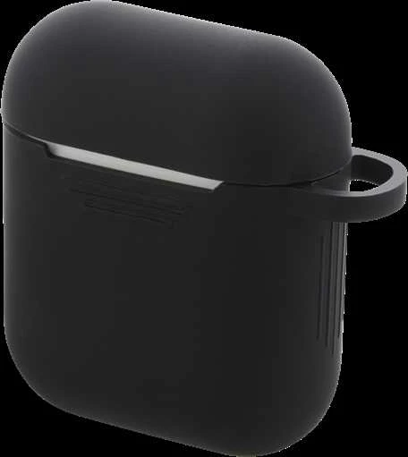 DELTACO MCASE-AIRPS001 „AirPods“ Silikoninis dėklas, Juodas