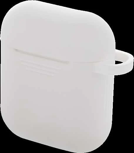DELTACO „AirPods“ silikono dėklas, baltas / MCASE-AIRPS002