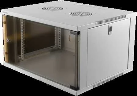 Ventiliatorius DELTACO 19 "spintelė, 6U, 540x450mm, 19-5406W