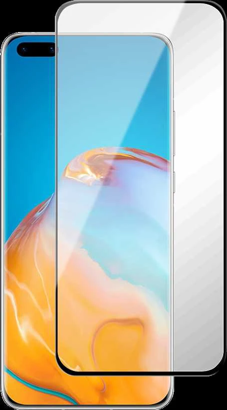 DELTACO ekrano apsauga Huawei P40, 2.5D stiklo, dengia visą ekraną SCRN-P40