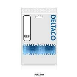 DELTACO įžemintas kabelis CEE 7/7 IEC 60320 C5, maks. 250 V / 2,5 A, 0,5 m, juodas DEL-109C-50