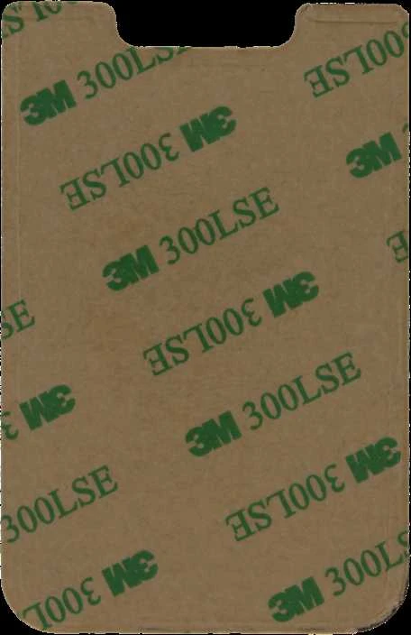 Dėklas DELTACO kreditinių kortelių laikiklis, 3M, juodas / MCASE-CH001