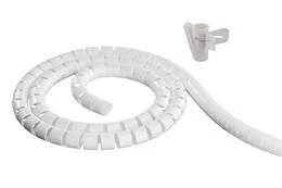 DELTACO Nailono kabelio slankiklis, 25 mm skersmens, komplekte įrankis, 5 m, baltas / LDR04