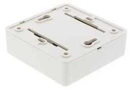 DELTACO sieninis lizdas UTP 1xRJ45, Cat6 baltas, virštinkinis / VR-33
