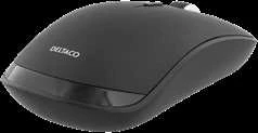 DELTACO Tyli, Bluetooth pelė 1x AA, 800-1600 DPI, 125 Hz, juoda / MS-900