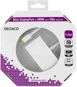Deltaco mini DisplayPort adapteris originalioje pakuotėje