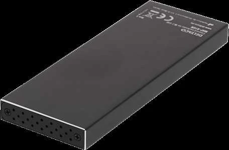 DELTACO išorinis HDD M.2 korpusas, B, B & M, USB 3.1 Gen 1, SATA III, juodas MAP-K16N