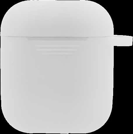 DELTACO „AirPods“ silikono dėklas, baltas / MCASE-AIRPS002
