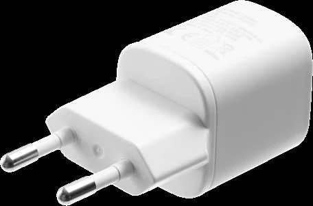 DELTACO USB sieninis įkroviklis, USB-C, PD 20 W, 1 m C - „Žaibas“ USBC-AC141
