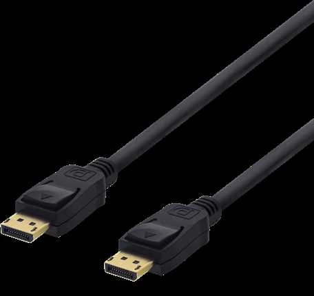 Deltaco DisplayPort laidas su fiksatoriais